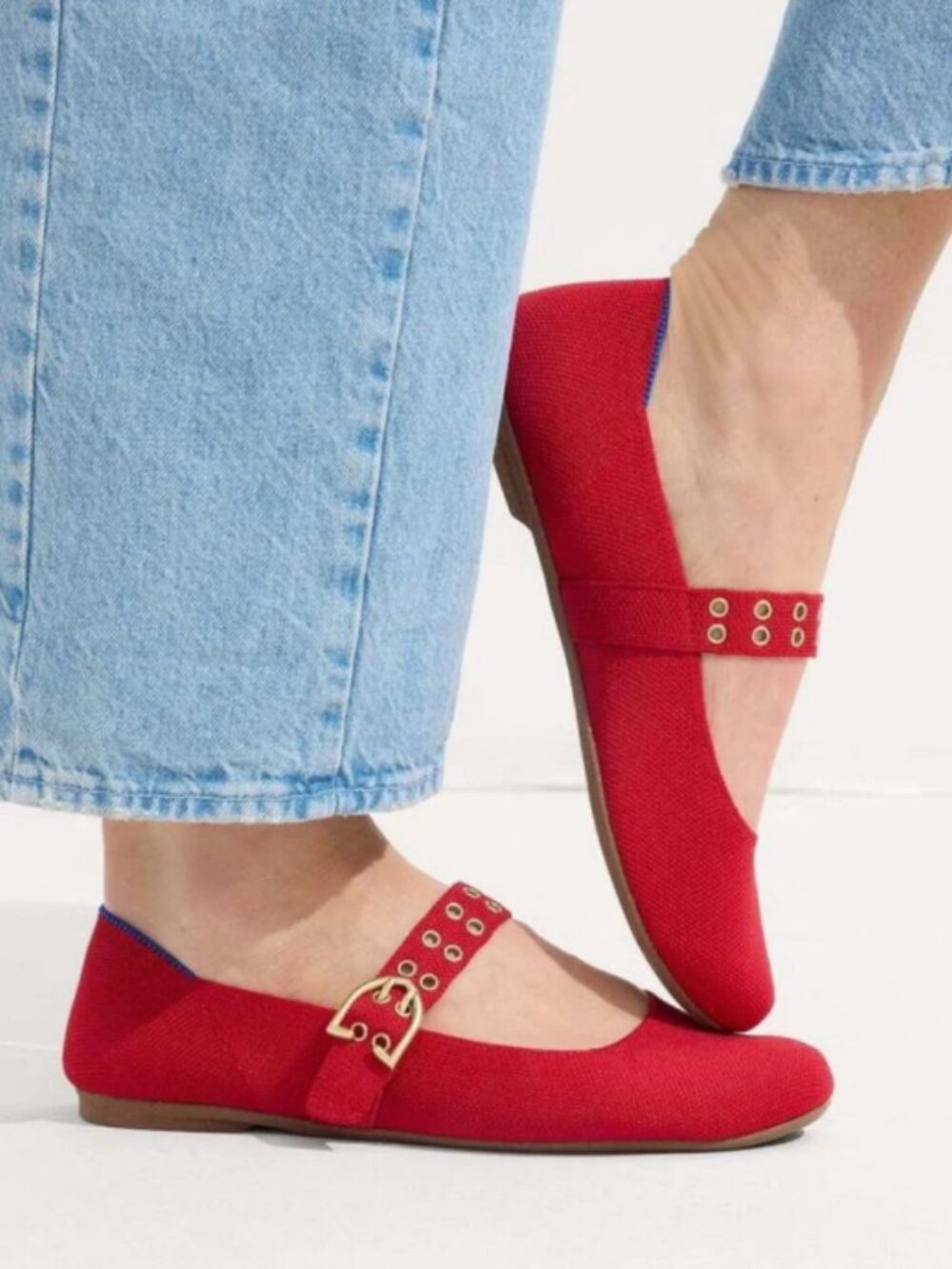 NWOT Rothy's The Ballet Mary Jane - Cherry Size 9.5
